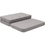 by KlipKlap 3 Fold Sofa Beige With Sand KK 3 Fold Single Multi Grey With Grey KK 120 Cm