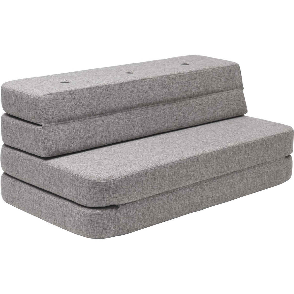 by KlipKlap 3 Fold Sofa Beige With Sand KK 3 Fold Single Multi Grey With Grey KK 120 Cm