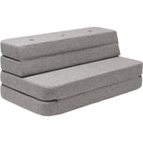 by KlipKlap 3 Fold Sofa Beige With Sand KK 3 Fold Single Multi Grey With Grey KK 120 Cm