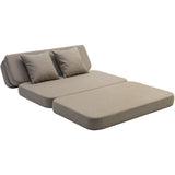 by KlipKlap 3 Fold Sofa Sand With Sand KK 120 Cm