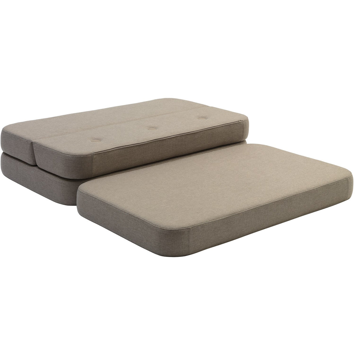 by KlipKlap 3 Fold Sofa Sand With Sand KK 120 Cm