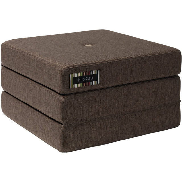 by KlipKlap Foldemadras Beige With Sand KK 3 Fold Single Brown With Sand KK 3 Fold Single