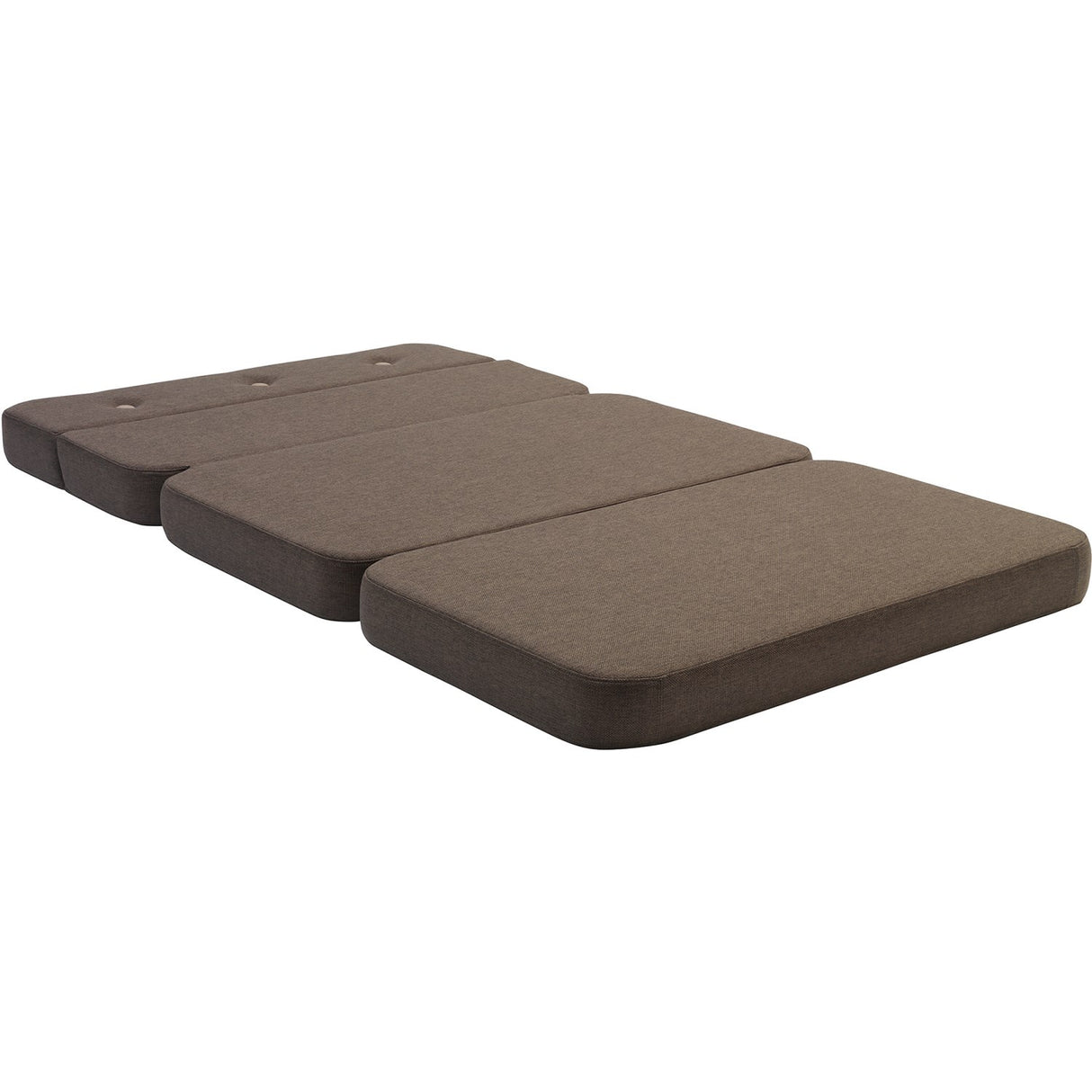 by KlipKlap by KlipKlap Beige With Sand KK 3 Fold Single Brown With Sand KK 3 Fold Sofa 120 Cm