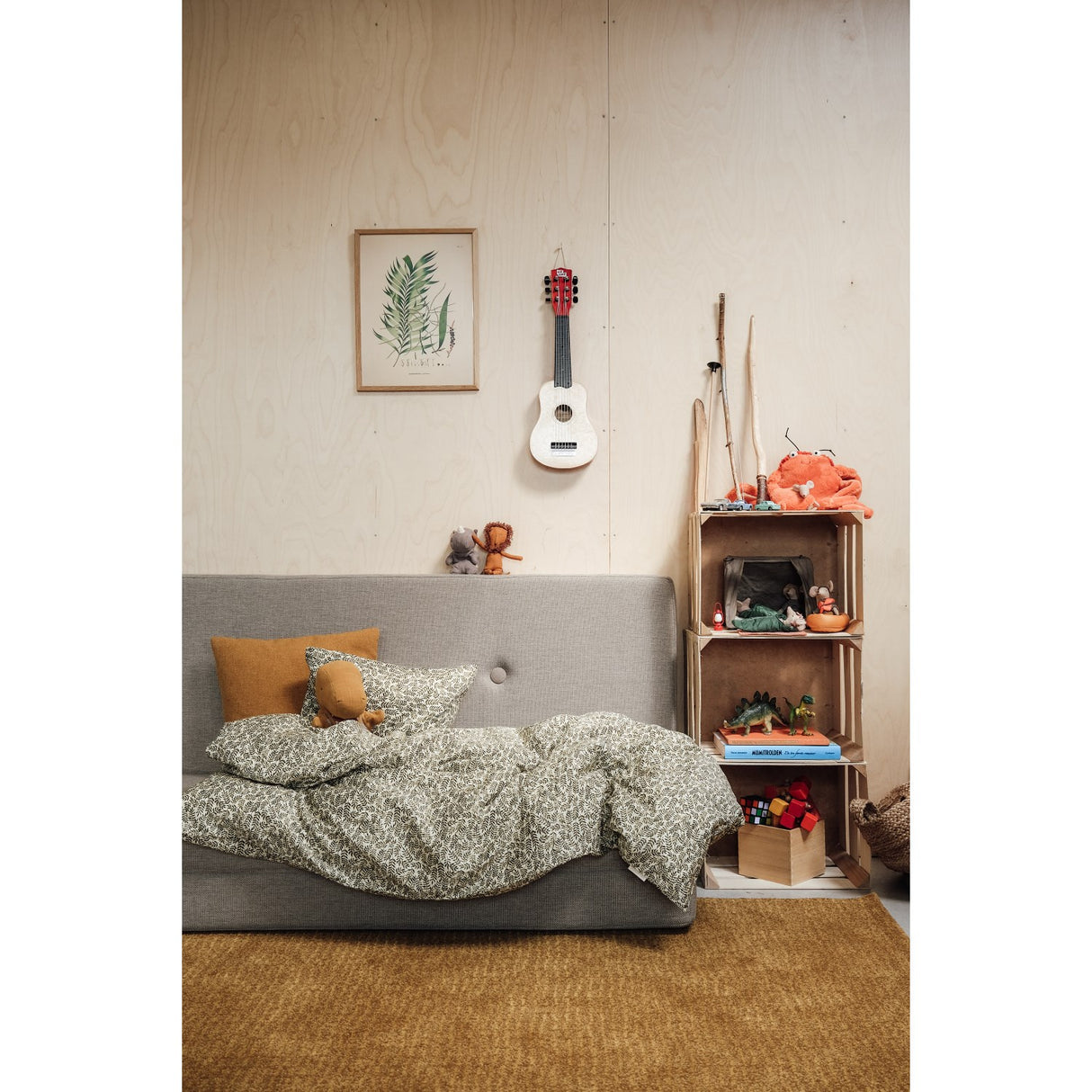 by KlipKlap Foldemadras Beige With Sand KK 3 Fold 180 Cm