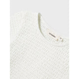 Lil'Atelier Coconut Milk Nmfjacoba Ss Kort Slim Top Lil