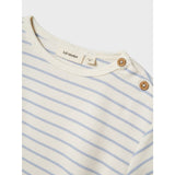 Lil'Atelier Zen Blue Nmmgeo Anm Ss Loose Top Lil