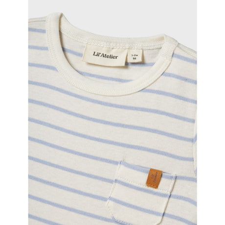 Lil'Atelier Zen Blue Nbmgeo Ari Ss Loose Dragt Lil