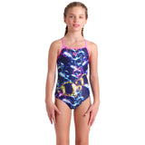 Arena Multi Girl Soap Bubbles Badedragt Light Drop Back