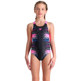 Arena Black Multi Girl Rhythm Badedragt V Back L