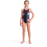 Arena Black Multi Girl Rhythm Badedragt V Back L