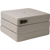 by KlipKlap Foldemadras Beige With Sand KK 3 Fold Single