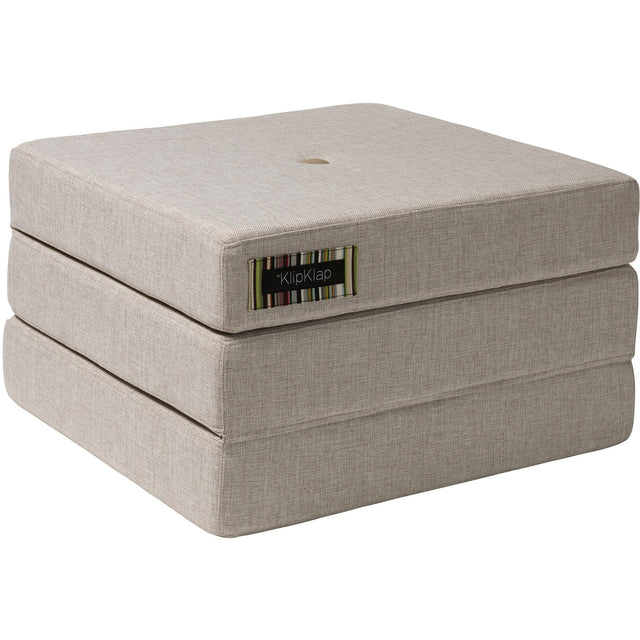 by KlipKlap Foldemadras Beige With Sand KK 3 Fold Single
