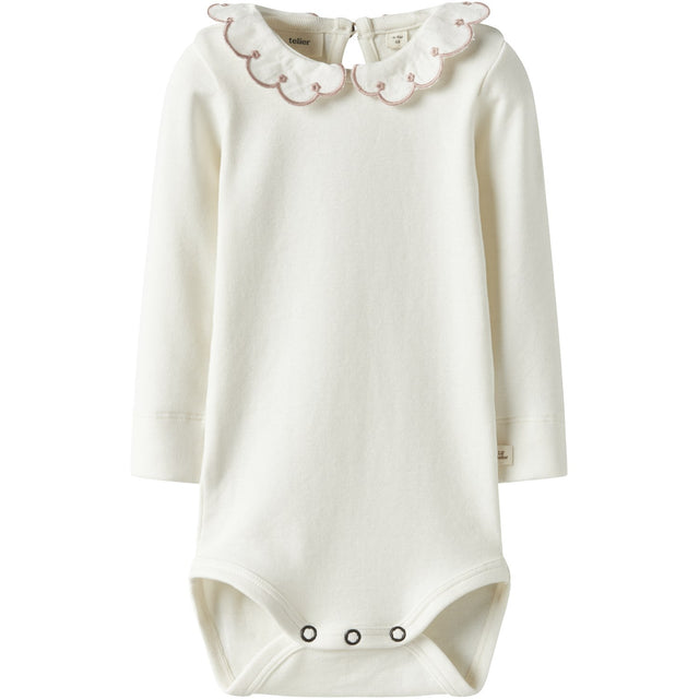 Lil'Atelier Coconut Milk Misty Rose Nbffundo Ls Slim Body Lil