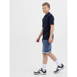 Jack & Jones Junior Blue Denim Jwhrick Jjoriginal Shorts Sq 327 Jnr