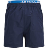 Jack & Jones Junior Navy Blazer Jpstmaui Jjswim Db Wb Neon Akm Jnr