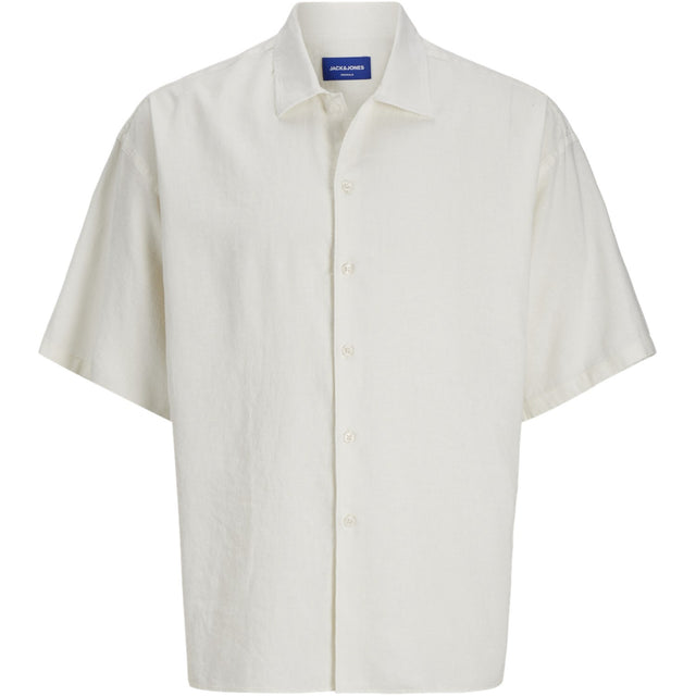 Jack & Jones Junior Antique White Jorparos Oversized Skjorte Ss Jnr