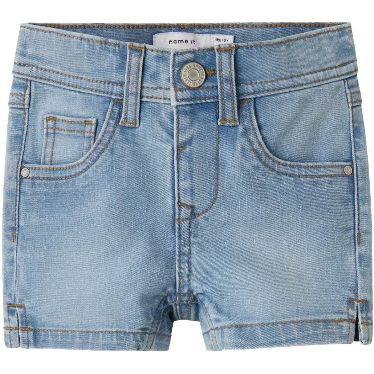 Name It Light Blue Denim Nmfsalli Slim Dnm Shorts 3398-Ic Tb