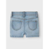 Name It Light Blue Denim Nmfsalli Slim Dnm Shorts 3398-Ic Tb