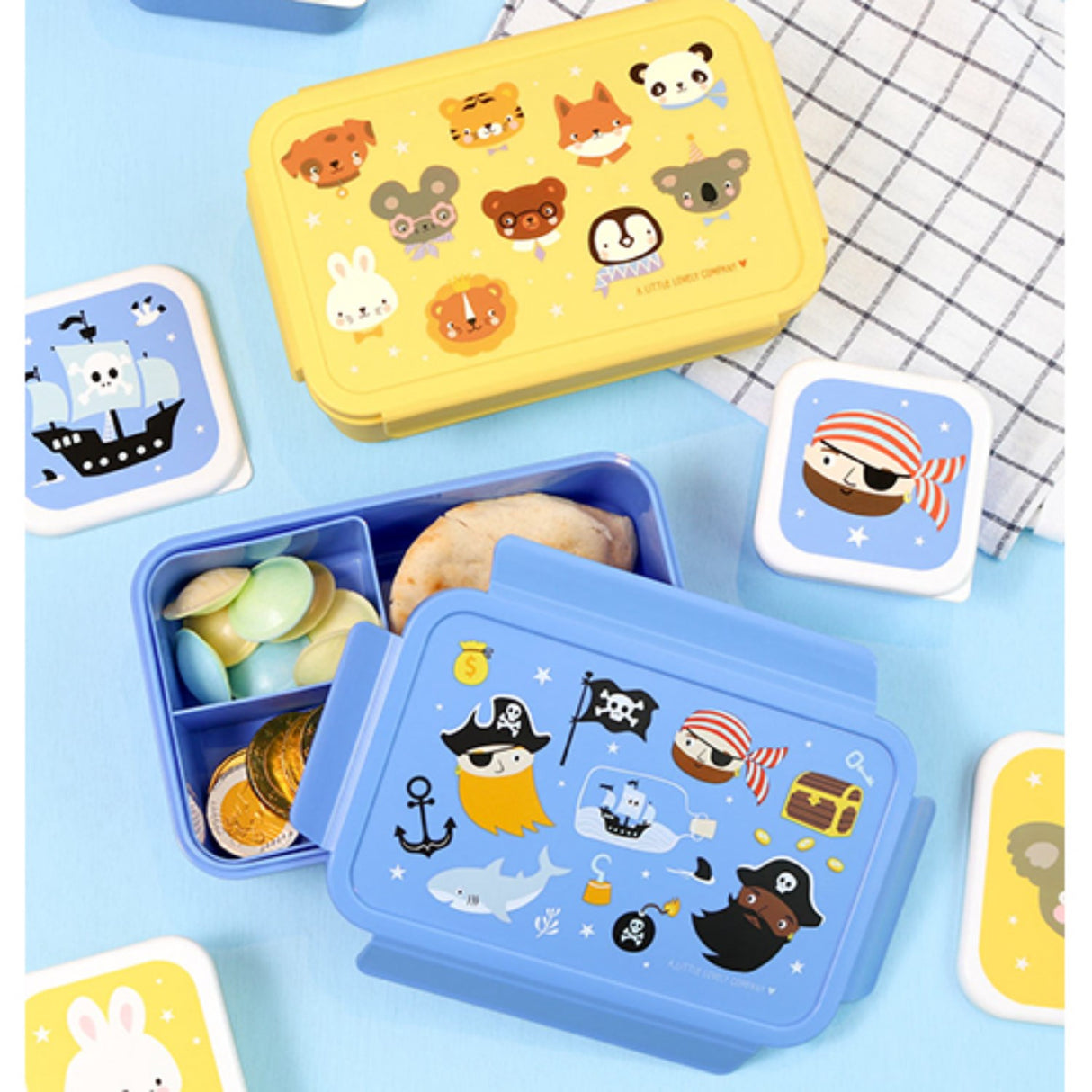 A Little Lovely Company Pirates Bento Madkasse