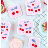 A Little Lovely Company Cherries Lunch & Snack Box Set