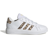adidas Originals Ftwr White/Magic Beige/Matte Gold Grand Court 2.0 K Sneakers