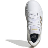 adidas Originals Ftwr White/Magic Beige/Matte Gold Grand Court 2.0 K Sneakers