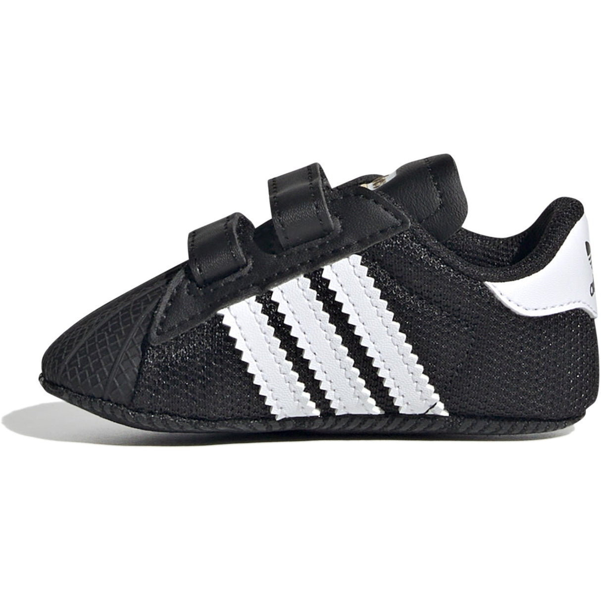 adidas Originals Core Black/Ftwr White/Gold Met. Superstar Crib Sneakers