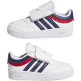 adidas Originals Ftwr White/Dark Blue/Better Scarlet Hoops 4.0 Cf I Sneakers