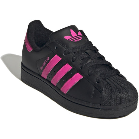 adidas Originals Core Black/Lucid Pink/Core Black Superstar Ii J Sneakers