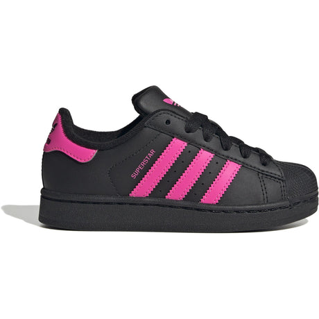 adidas Originals Core Black/Lucid Pink/Core Black Superstar Ii C Sneakers