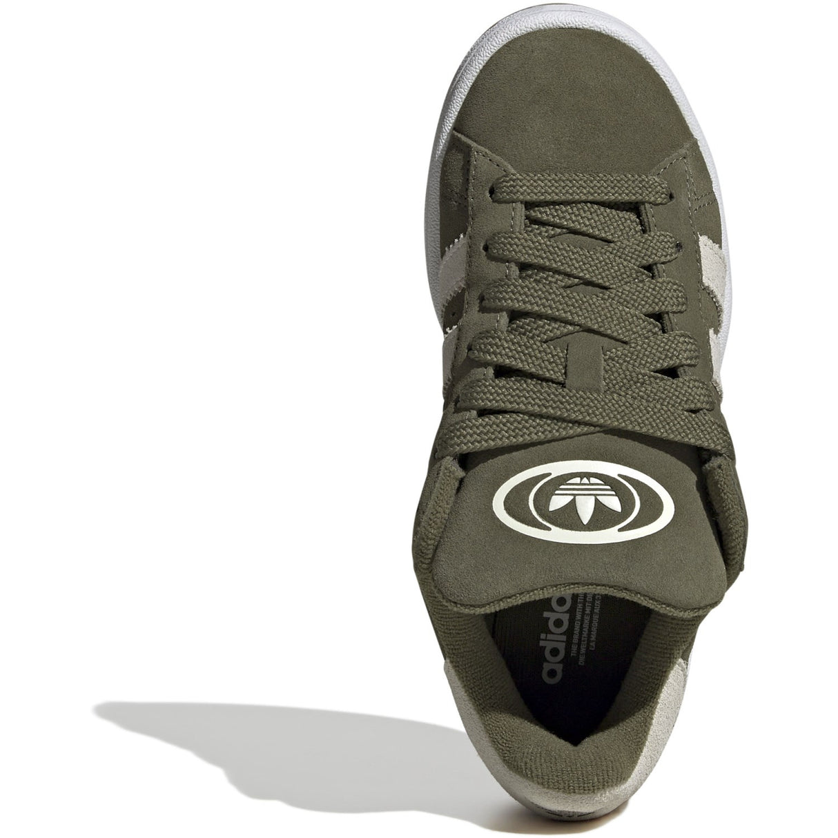 adidas Originals Medium Dark Khaki/Off White/Ftwr White Campus 00S J Sneakers