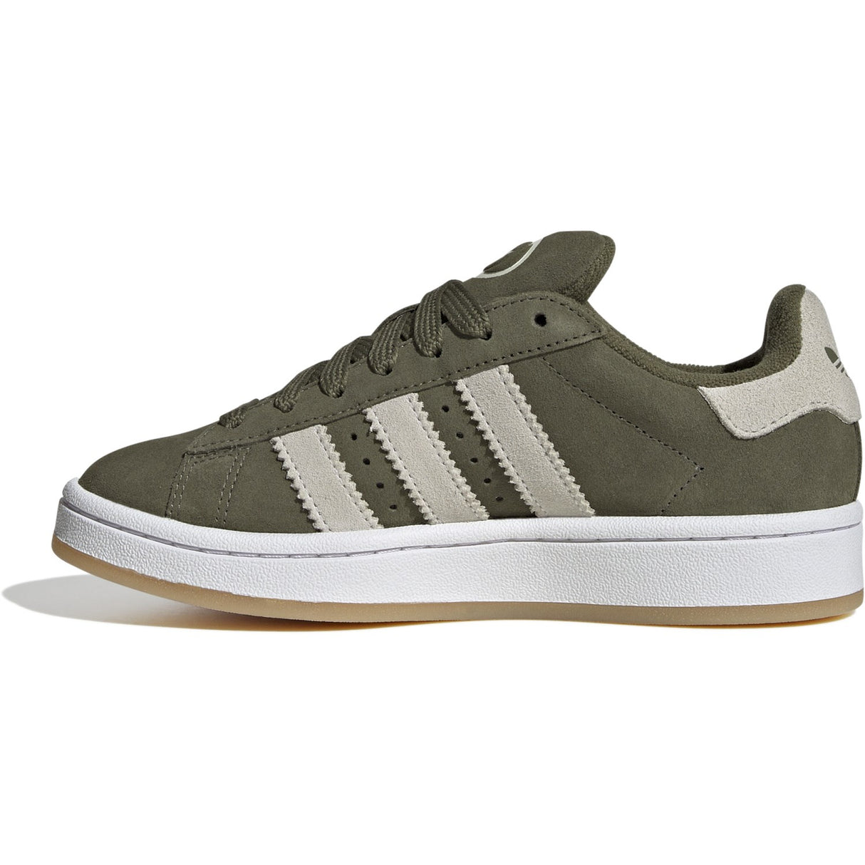 adidas Originals Medium Dark Khaki/Off White/Ftwr White Campus 00S J Sneakers