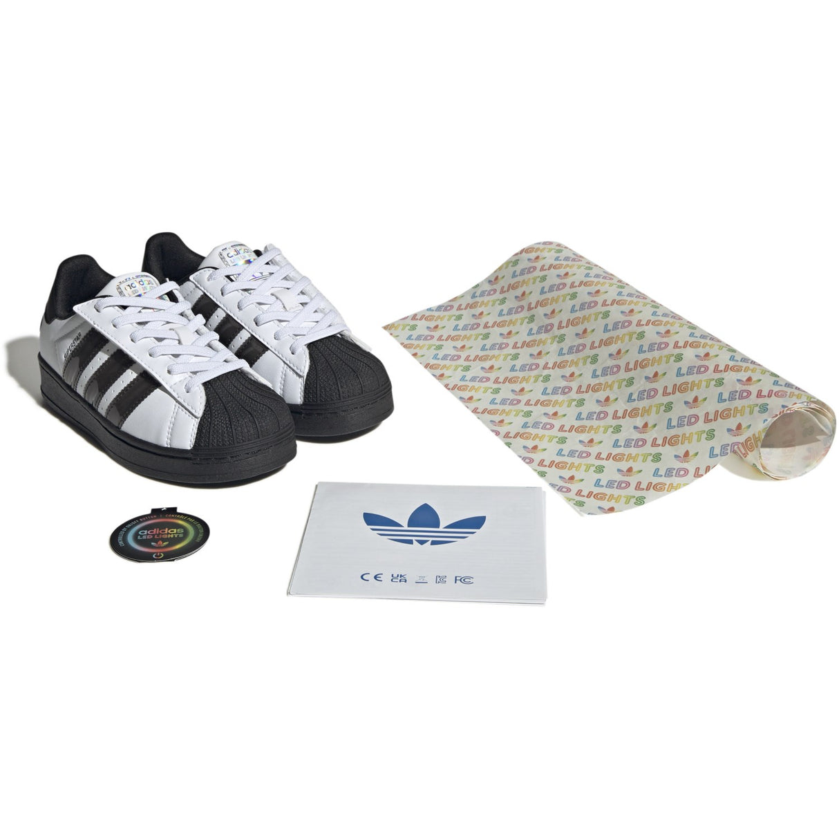 adidas Originals Ftwr White/Core Black/Ftwr White Superstar Led Lights Cf El C Sneakers