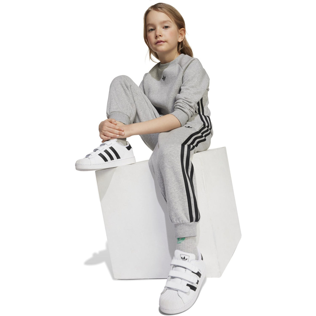 adidas Originals Medium Grey Heather/Black Sweat Sæt