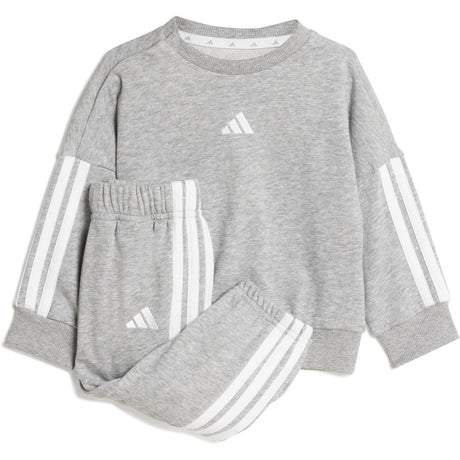 adidas Originals Medium Grey Heather/White I 3S Ft Jog 240 Sweat Sæt