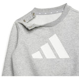 adidas Originals Medium Grey Heather/White I Bl Fl Jog 240 Sweat Sæt