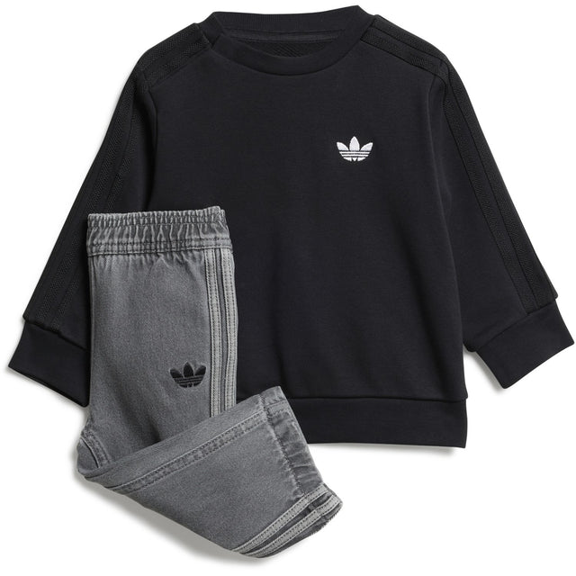 adidas Originals Black/Light Denim Denim Crew Sæt
