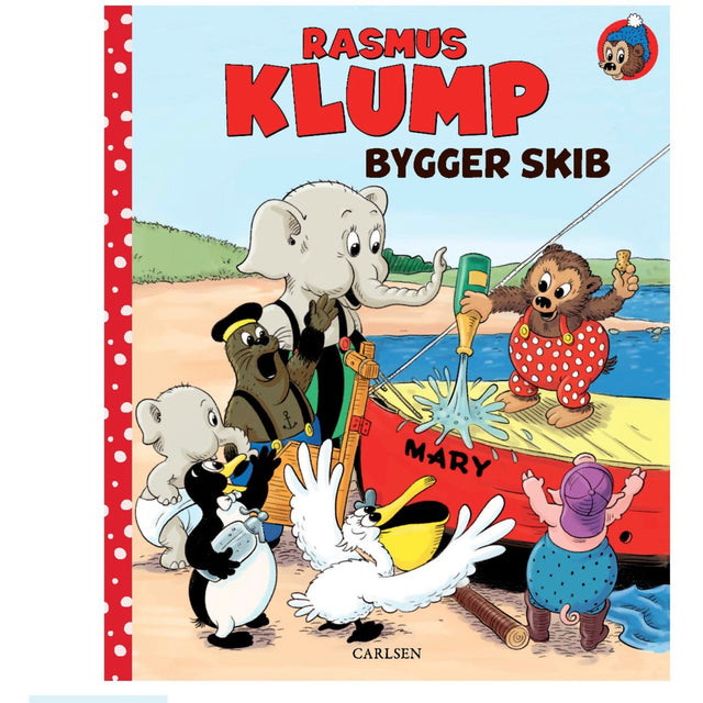 Forlaget Carlsen Rasmus Klump bygger skib