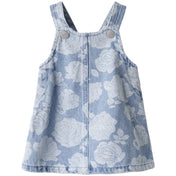 Name It Light Blue Denim Nbfsilla Dnm Hagesmæk Spencer Kjole 2121-Za H