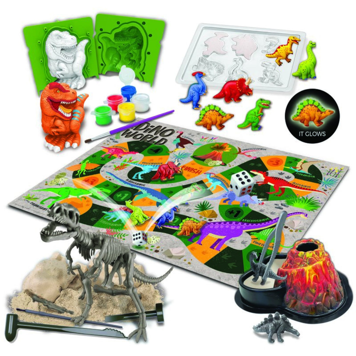 4M Steam Powered Kids / Dinosaurernes Verden