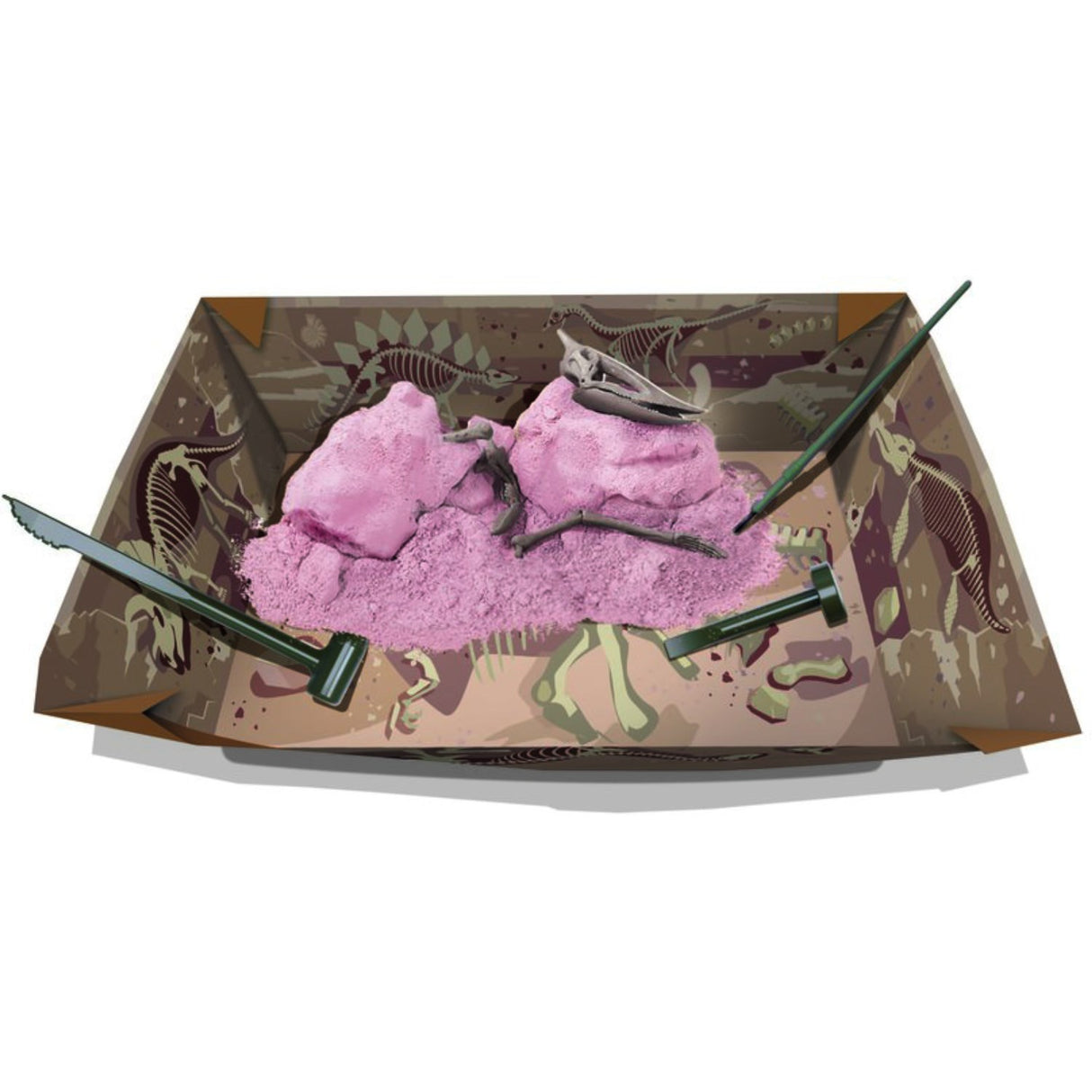 4M Udgrav Et Pteranodon-Skelet