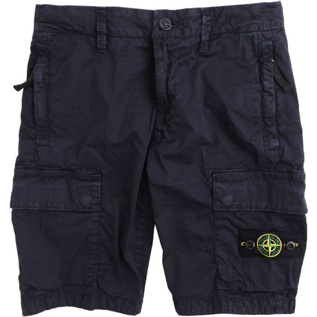 Stone Island Navy Blue Shorts