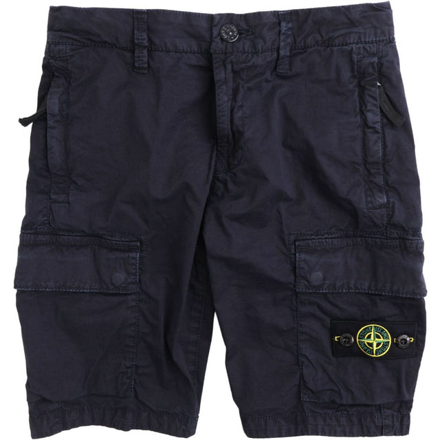 Stone Island Navy Blue Shorts