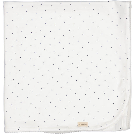 MarMar Modal Smooth Print Blue Dot Alida Tæppe