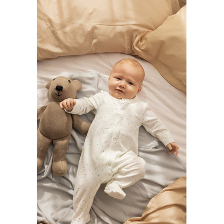 MarMar Modal Smooth Print Blue Dot Rukano Onesie