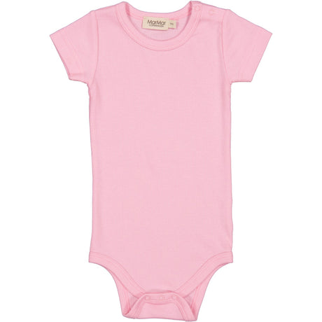 MarMar Modal Fine Rib Pink Blossom Plain Body SS Body