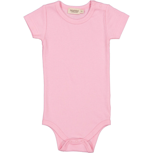 MarMar Modal Fine Rib Pink Blossom Plain Body SS Body