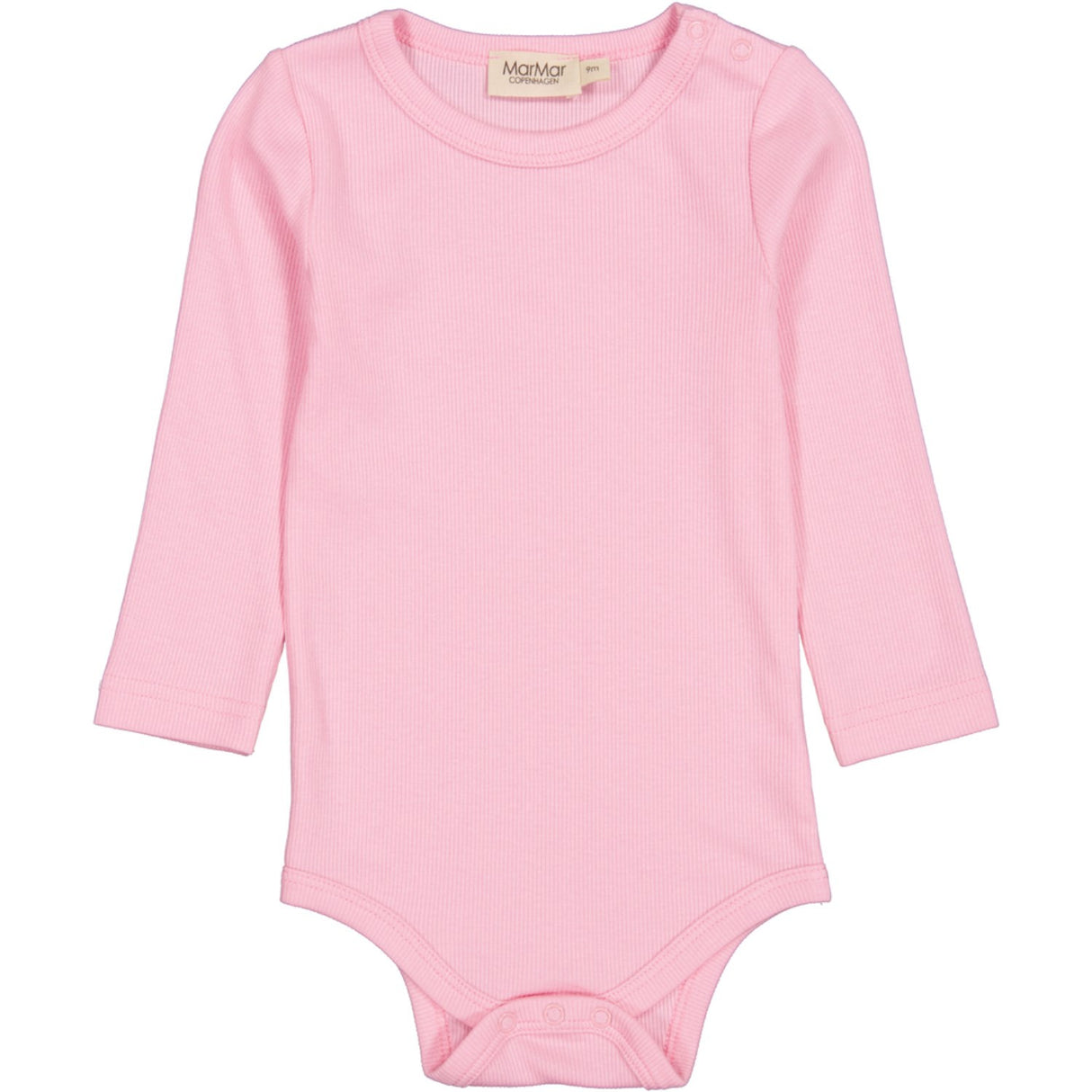MarMar Modal Fine Rib Pink Blossom Plain Body LS Body