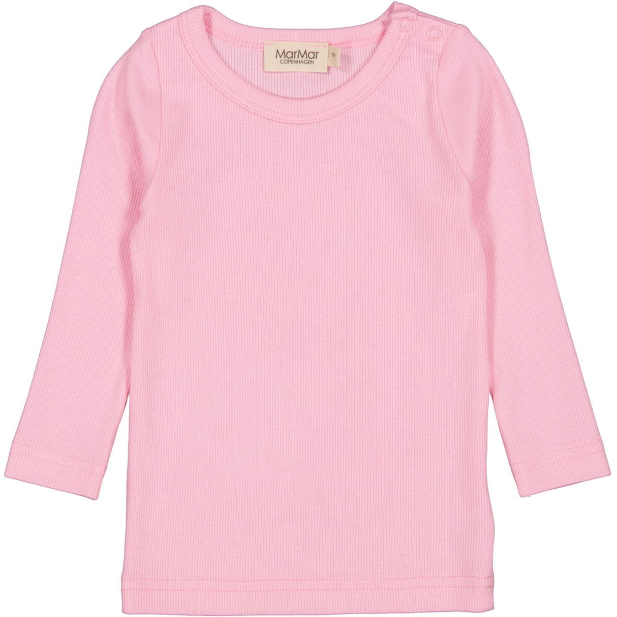 MarMar Modal Fine Rib Pink Blossom Tani Bluse