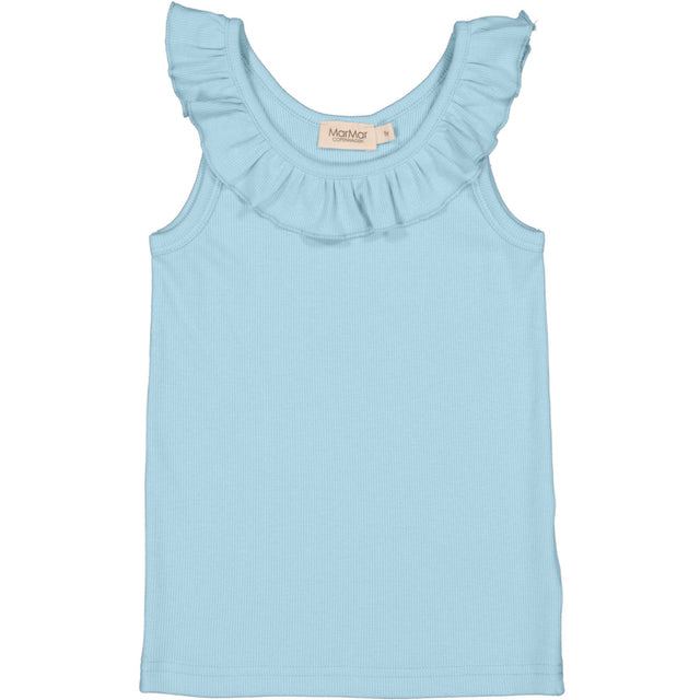 MarMar Modal Fine Rib Heavenly Blue Tamar Top